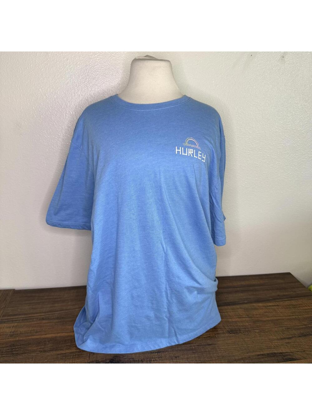 Hurley Men's Blue Short Sleeve T-Shirt Size XL